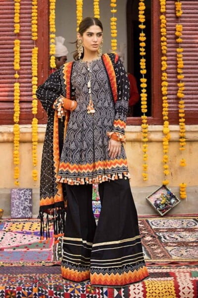 Gul Ahmed Cl-42033b Chunri Embroidered Lawn Collection 2024