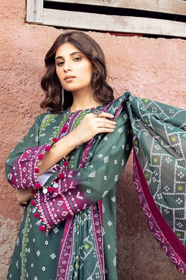 Gul Ahmed Cl-42034A Chunri Embroidered Lawn Collection 2024