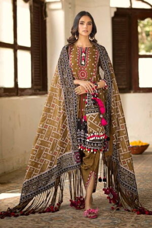 Gul Ahmed Cl-42034b Chunri Embroidered Lawn Collection 2024