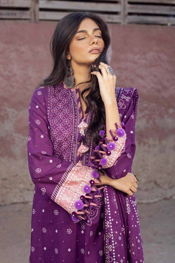 Gul Ahmed Cl-42037A Chunri Embroidered Lawn Collection 2024