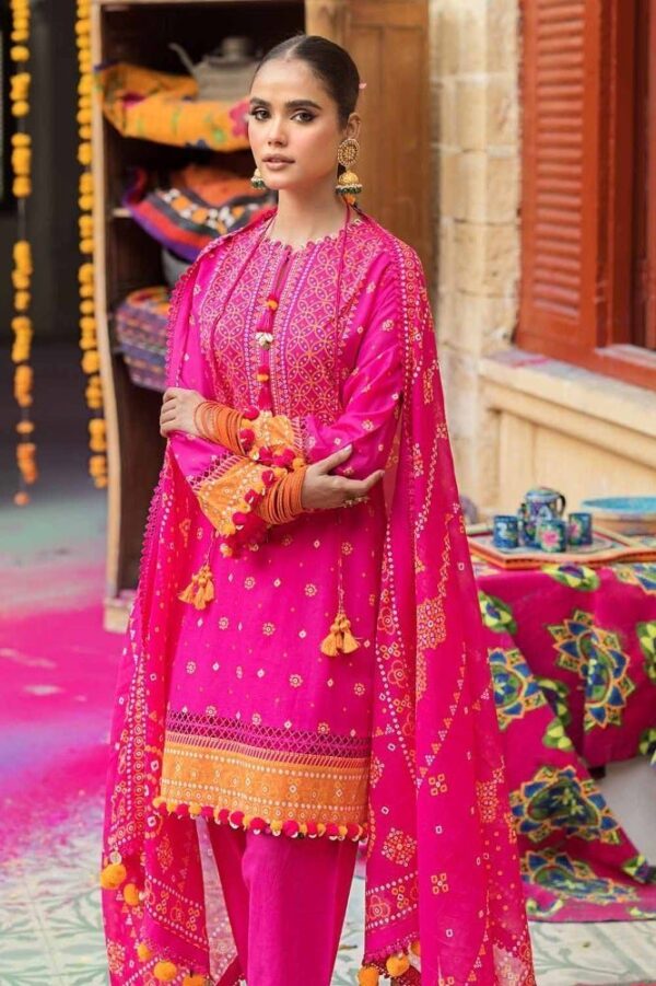 Gul Ahmed Cl-42037B Chunri Embroidered Lawn Collection 2024