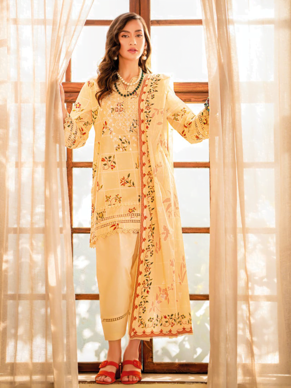 Gul Ahmed Cl-42041 Essential Embroidered Lawn Collection 2024