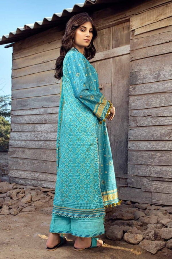 Gul Ahmed Cl-42042A Chunri Embroidered Lawn Collection 2024