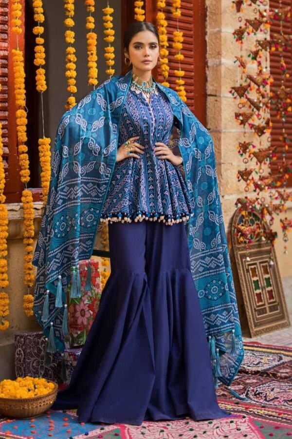 Gul Ahmed Cl-42051B Chunri Embroidered Lawn Collection 2024