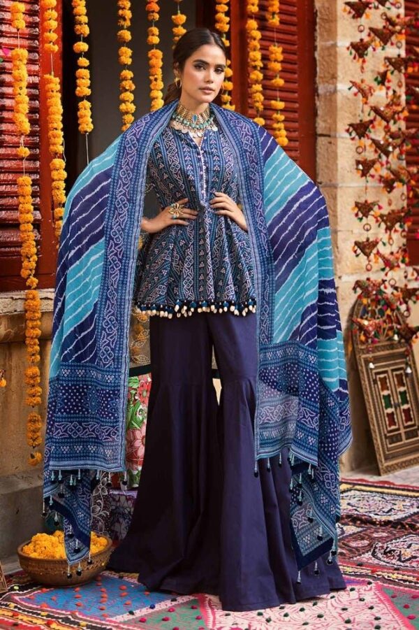 Gul Ahmed Cl-42051B Chunri Embroidered Lawn Collection 2024