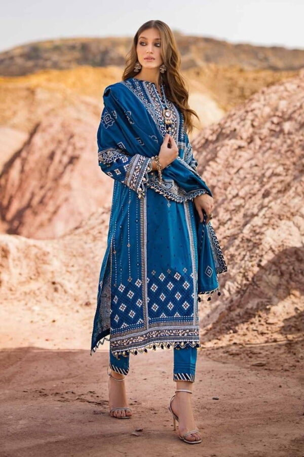 Gul Ahmed Cl-42052 Chunri Embroidered Lawn Collection 2024