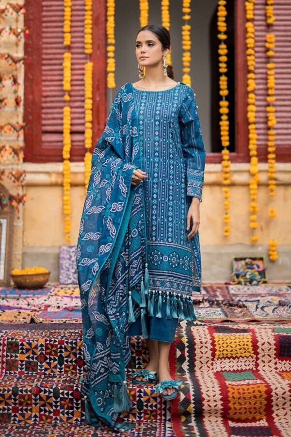 Gul Ahmed Cl-42060B Chunri Embroidered Lawn Collection 2024