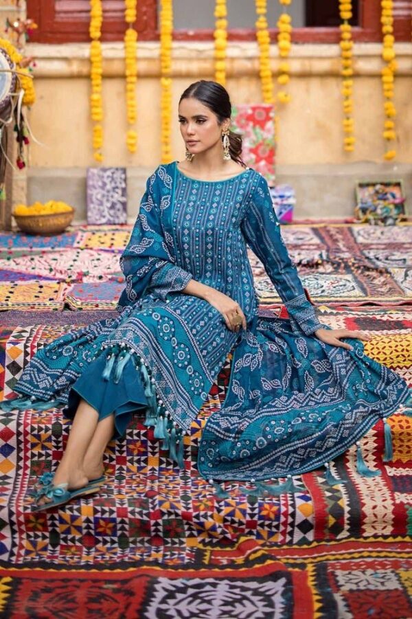 Gul Ahmed Cl-42060B Chunri Embroidered Lawn Collection 2024