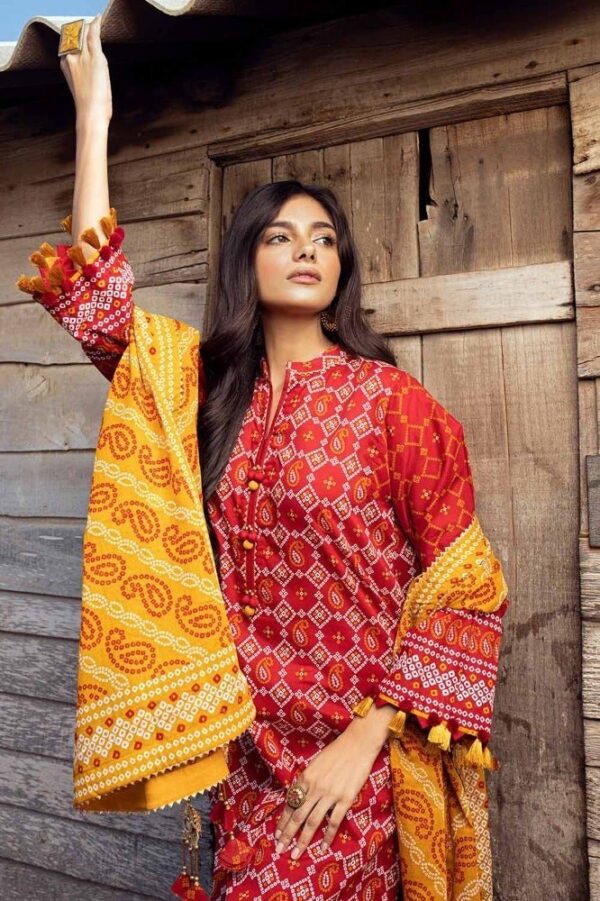 Gul Ahmed Cl-42061A Chunri Embroidered Lawn Collection 2024