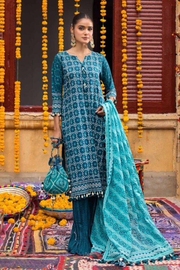 Gul Ahmed Cl-42061B Chunri Embroidered Lawn Collection 2024