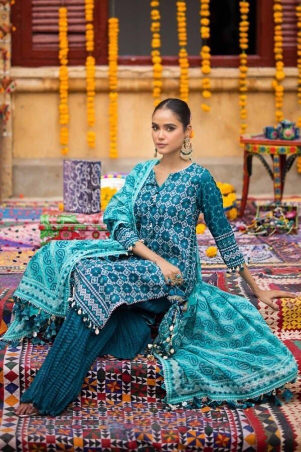 Gul Ahmed Cl-42061B Chunri Embroidered Lawn Collection 2024