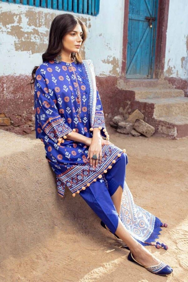 Gul Ahmed Cl-42062A Chunri Embroidered Lawn Collection 2024