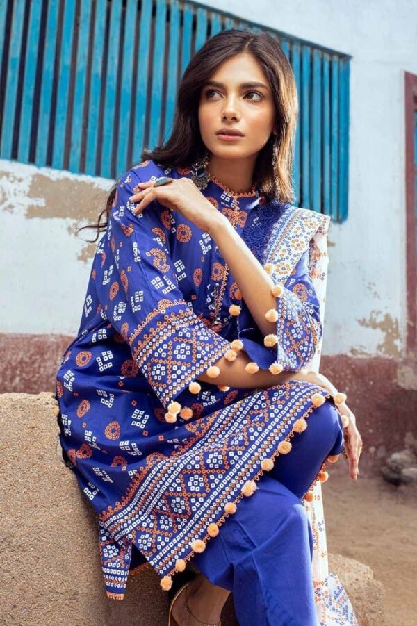 Gul Ahmed Cl-42062A Chunri Embroidered Lawn Collection 2024