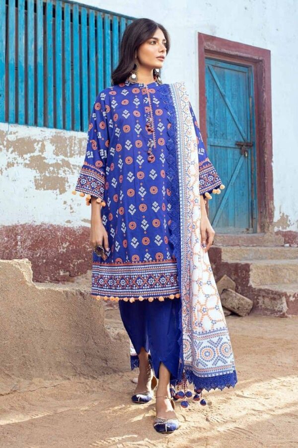 Gul Ahmed Cl-42062A Chunri Embroidered Lawn Collection 2024