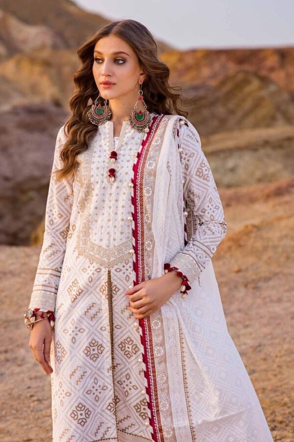 Gul Ahmed Cl-42074 Chunri Embroidered Lawn Collection 2024