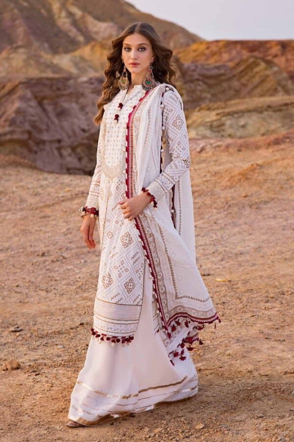 Gul Ahmed Cl-42074 Chunri Embroidered Lawn Collection 2024