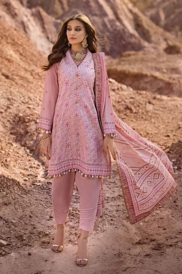 Gul Ahmed Cl-42197 Chunri Embroidered Lawn Collection 2024