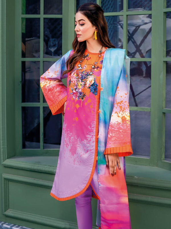 Gul Ahmed Cl-42022B Essential Printed Lawn Collection 2024