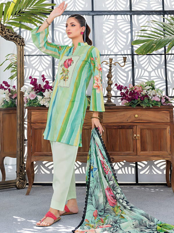 Gul Ahmed Cl-42029B Essential Printed Lawn Collection 2024