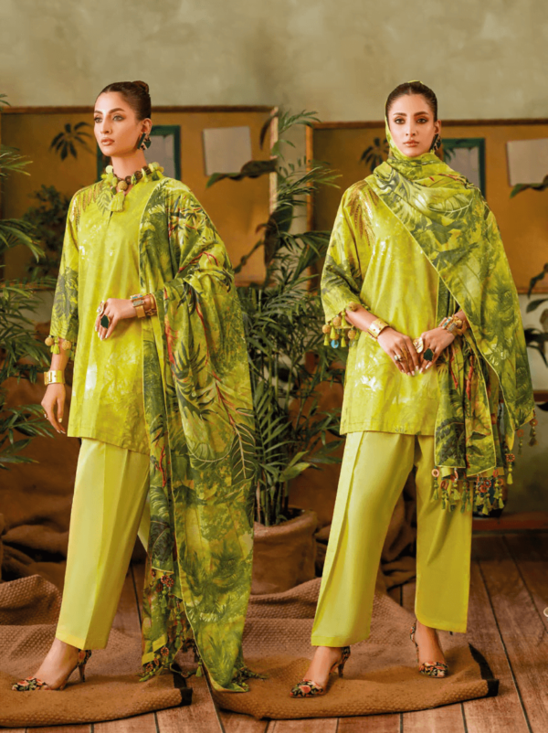 Gul Ahmed Cl-42031 Essential Embroidered Lawn Collection 2024