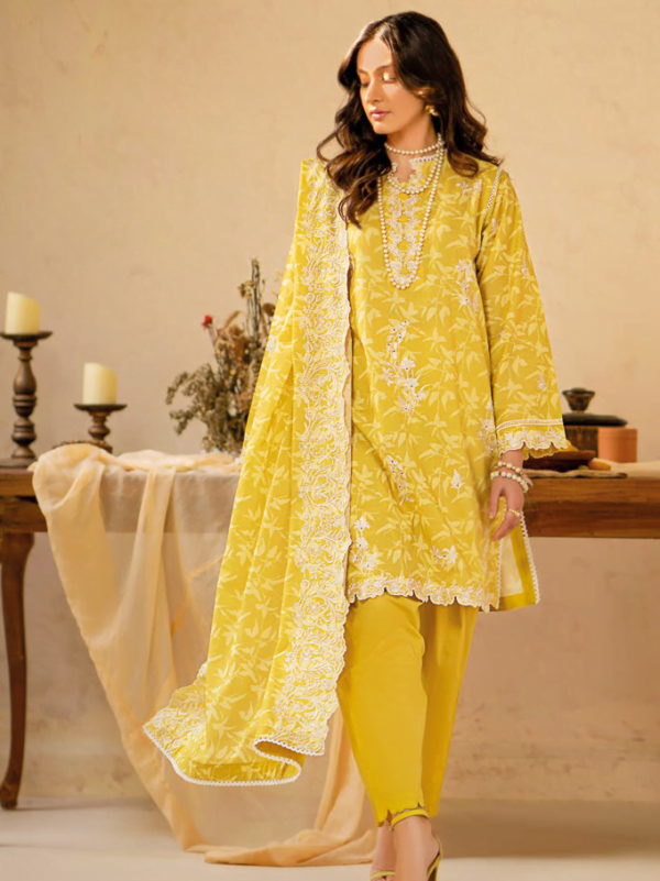 Gul Ahmed Cl-42040 Essential Embroidered Lawn Collection 2024