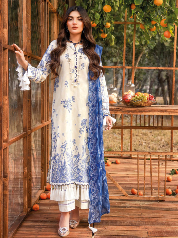 Gul Ahmed Cl-42087 Essential Embroidered Lawn Collection 2024