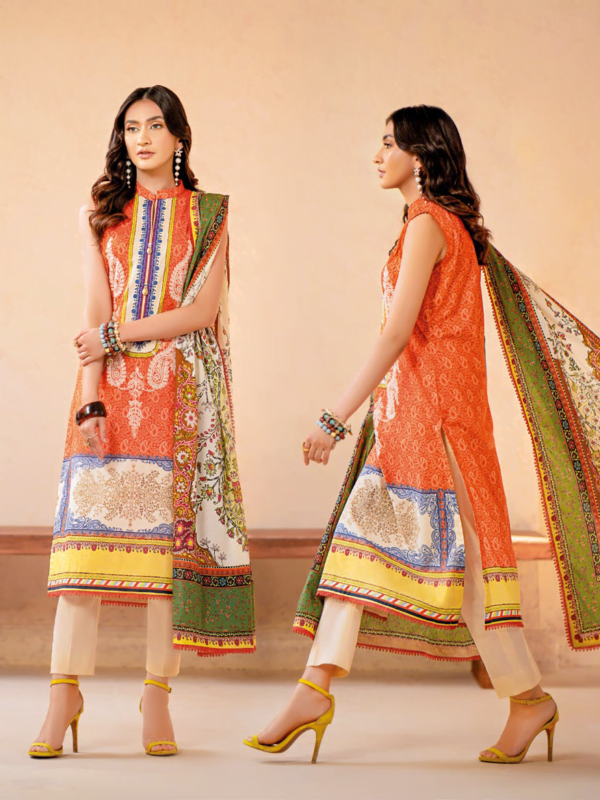 Gul Ahmed Cl-42092 Essential Embroidered Lawn Collection 2024
