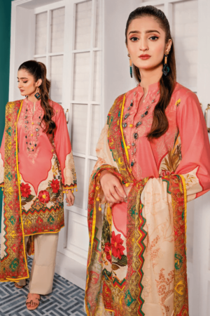 Gul Ahmed Cl-42098 Essential Printed Lawn Collection 2024