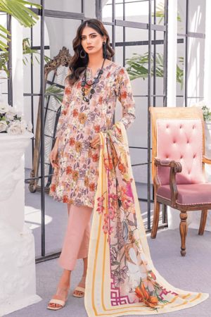 Gul Ahmed Cl-42100a Essential Printed Lawn Collection 2024