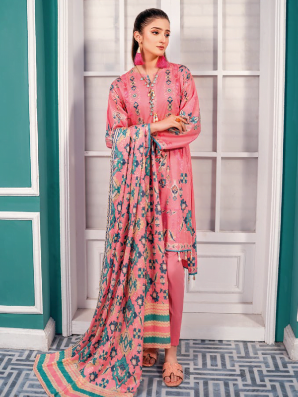 Gul Ahmed Cl-42124 Essential Printed Lawn Collection 2024
