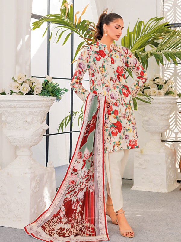 Gul Ahmed Cl-42144 Essential Printed Lawn Collection 2024