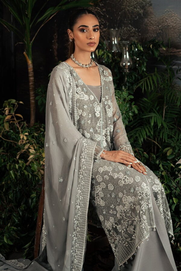 Cross Stitch Classic Acme 4Pc Chiffon Embroidered Suit