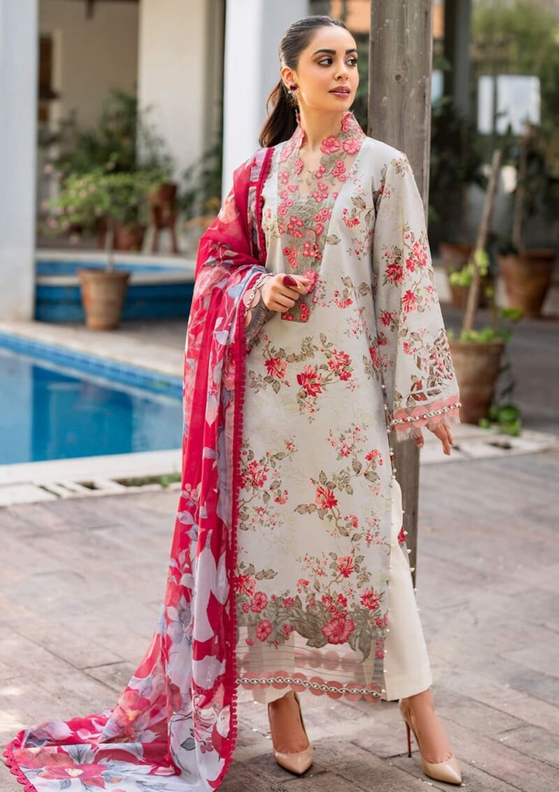 Asifa &Amp; Nabeel Am24 08 Chambeli Meraki Summer Vol 2 Premium Lawn Collection