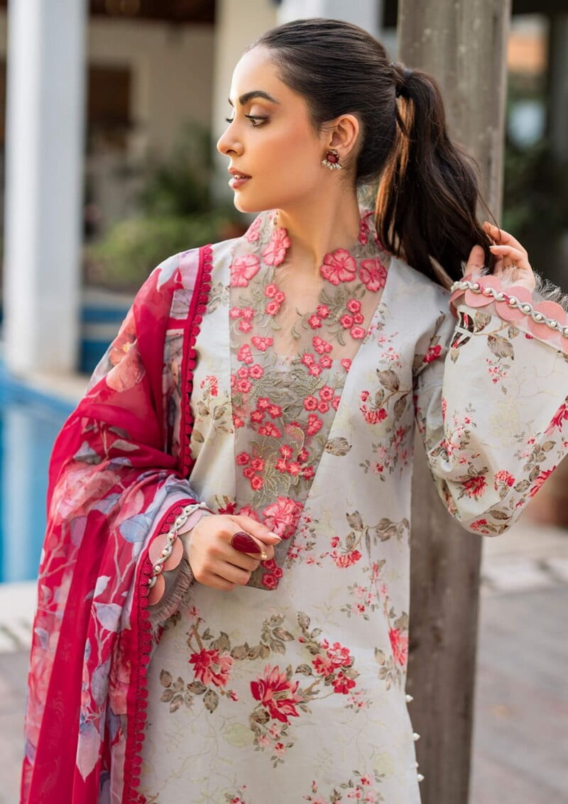 Asifa &Amp; Nabeel Am24 08 Chambeli Meraki Summer Vol 2 Premium Lawn Collection