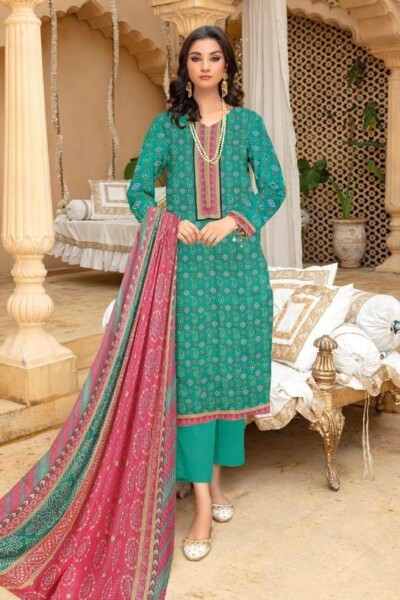 Rashk E Qamar Hajra Exclusive Dabi D-01 Qamar Hajra Exclusive Dabi Lawn Collection 2024