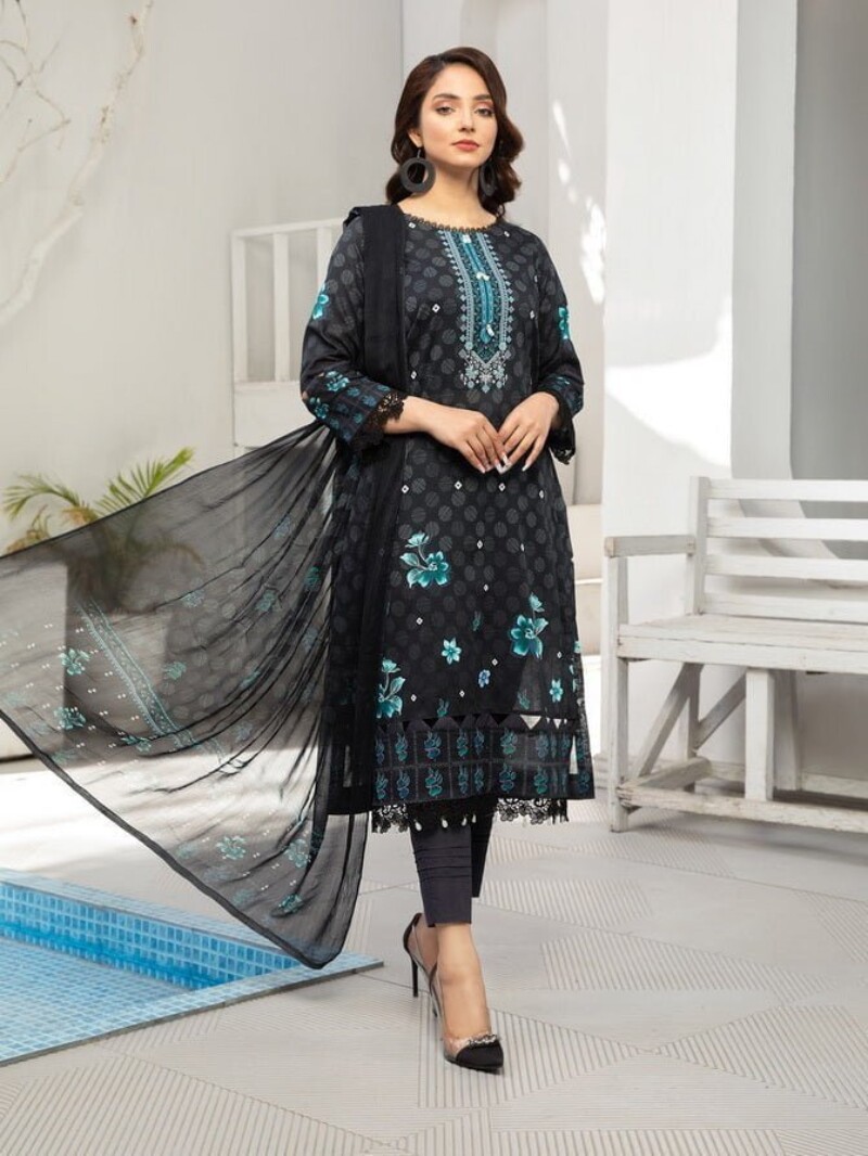 Al Kareem D-2552 Digital Printed Lawn 3Pc Suit Collection 2024