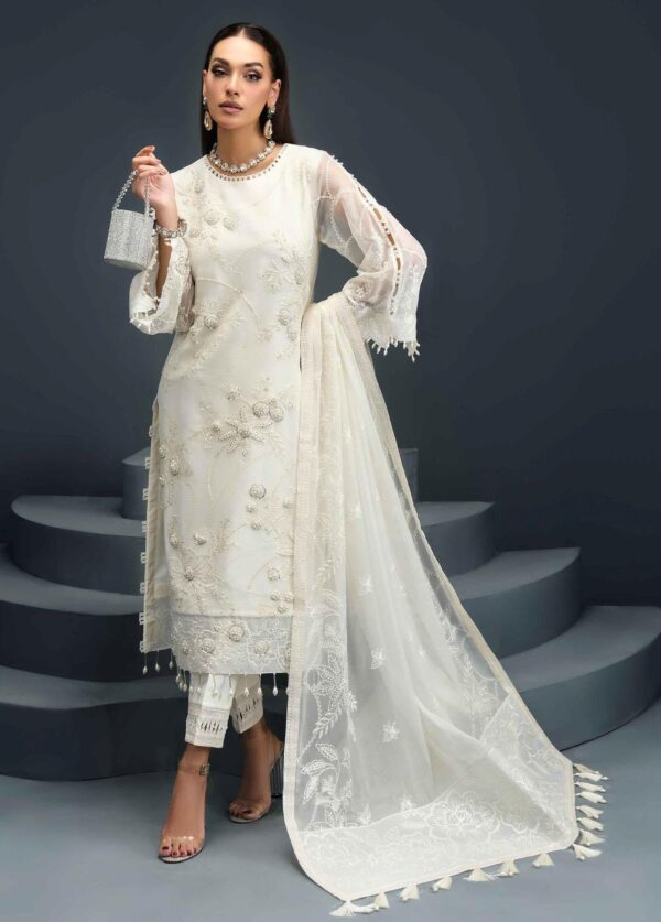 Alizeh Fashion D-03 Irma Embroidered Chiffon 3Pc Suit Collection 2024