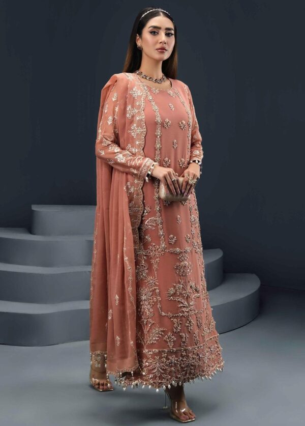 Alizeh Fashion D-04 Isla Embroidered Chiffon 3Pc Suit Collection 2024