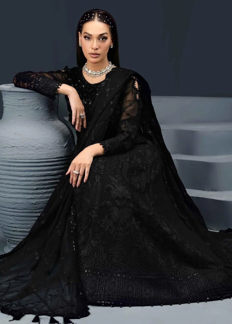 Alizeh Fashion D-05 Zohreh Embroidered Chiffon 3Pc Suit Collection 2024