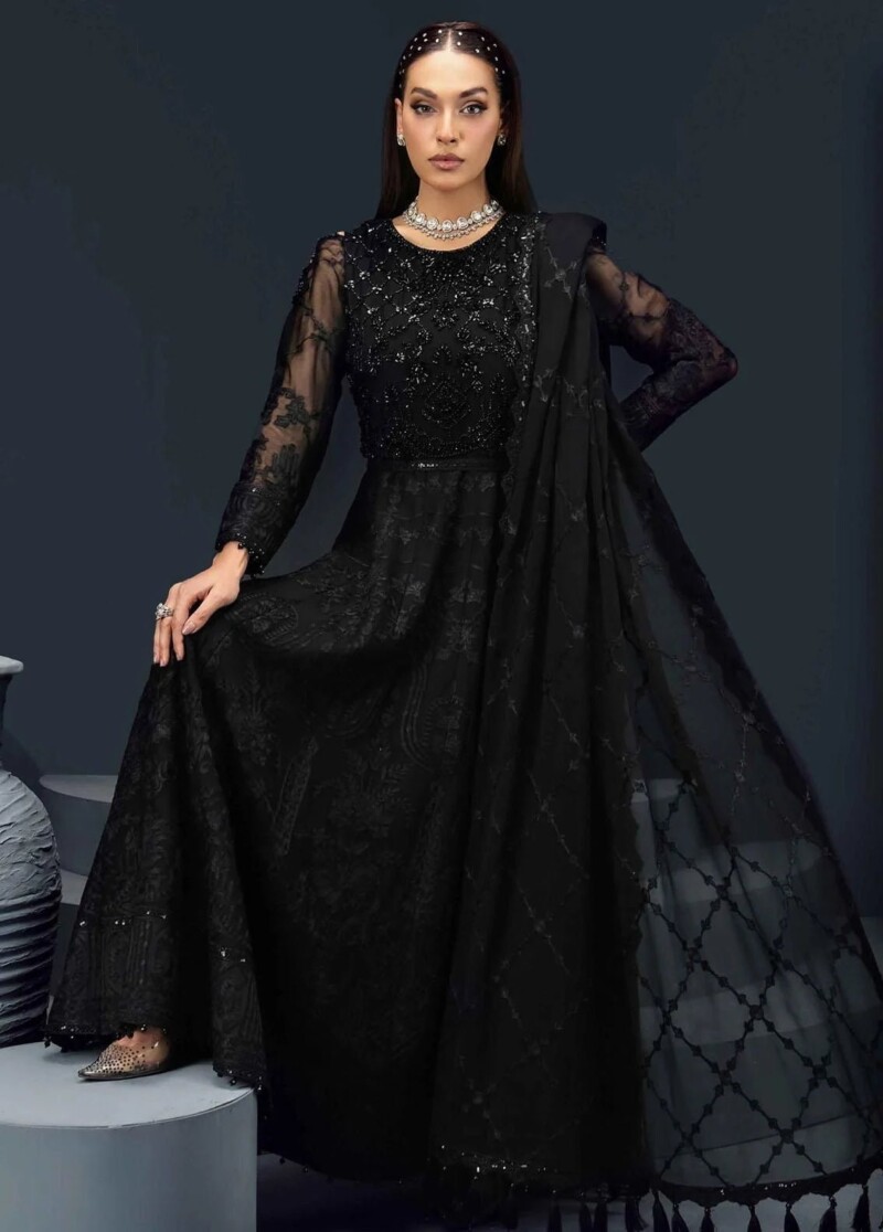 Alizeh Fashion D-05 Zohreh Embroidered Chiffon 3Pc Suit Collection 2024