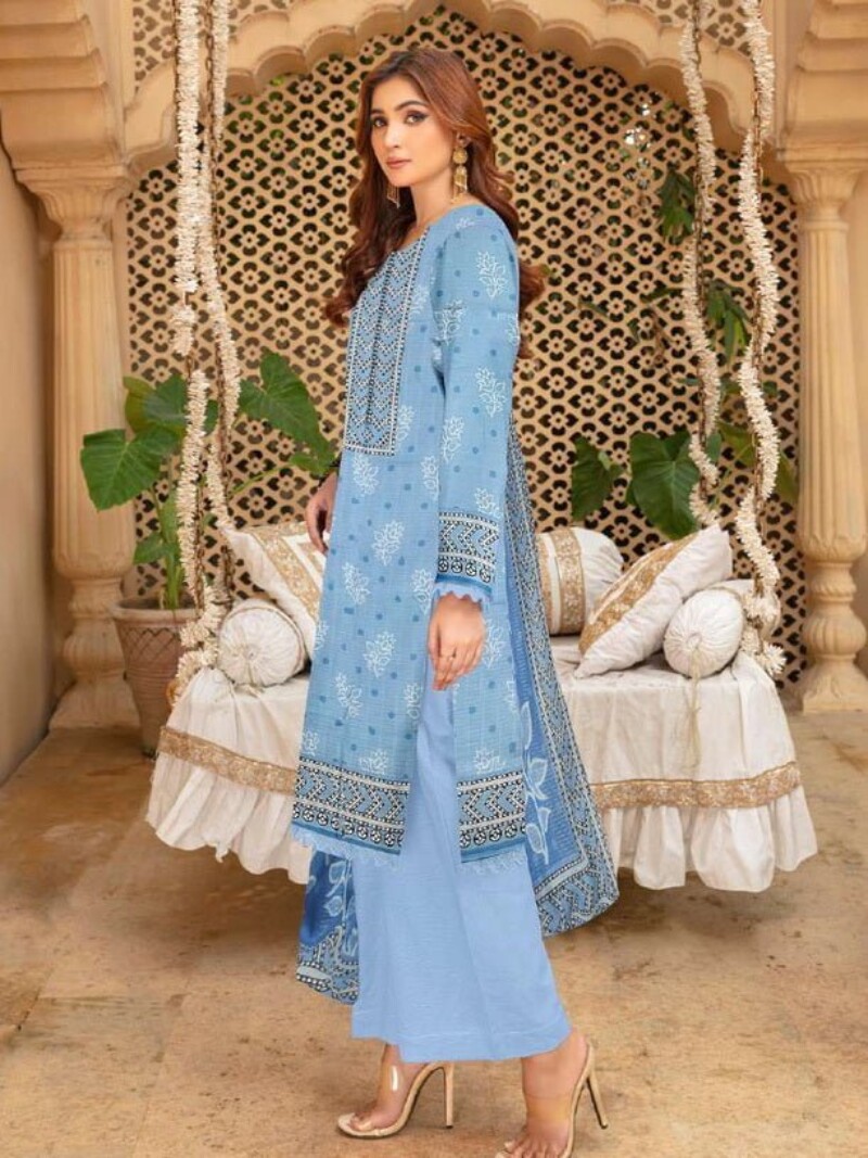 Rashk E Qamar Hajra Exclusive Dabi D-05 Qamar Hajra Exclusive Dabi Lawn Collection 2024