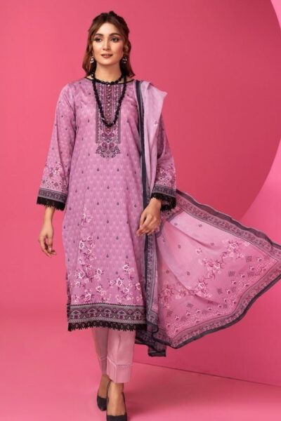 Al Kareem D-2544 Digital Printed Lawn 3pc Suit Collection 2024