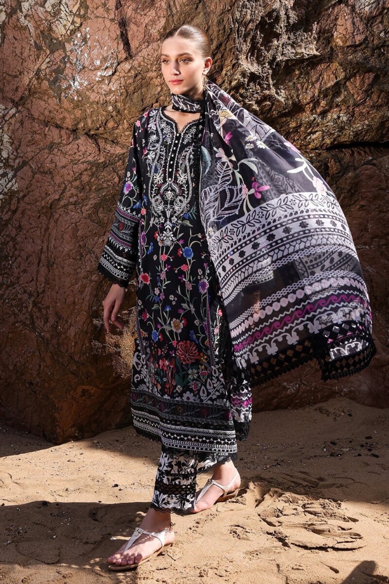 Ayzel Tropicana Azl-24-V2-06 Chloe Embroidered Lawn 3Pc Suit Collection 2024