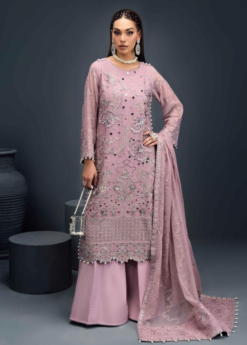 Alizeh Fashion D-06 Eris Embroidered Chiffon 3Pc Suit Collection 2024