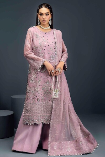 Alizeh Fashion D-06 Eris Embroidered Chiffon 3pc Suit Collection 2024