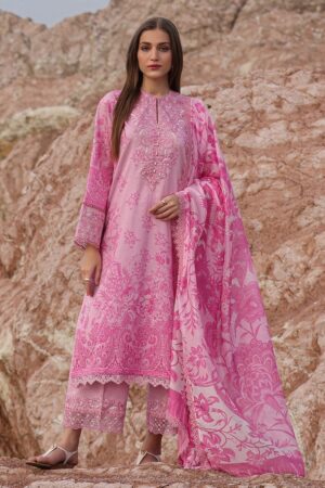 Ayzel Tropicana Azl-24-V2-09 Adalyn Embroidered Lawn 3pc Suit Collection 2024