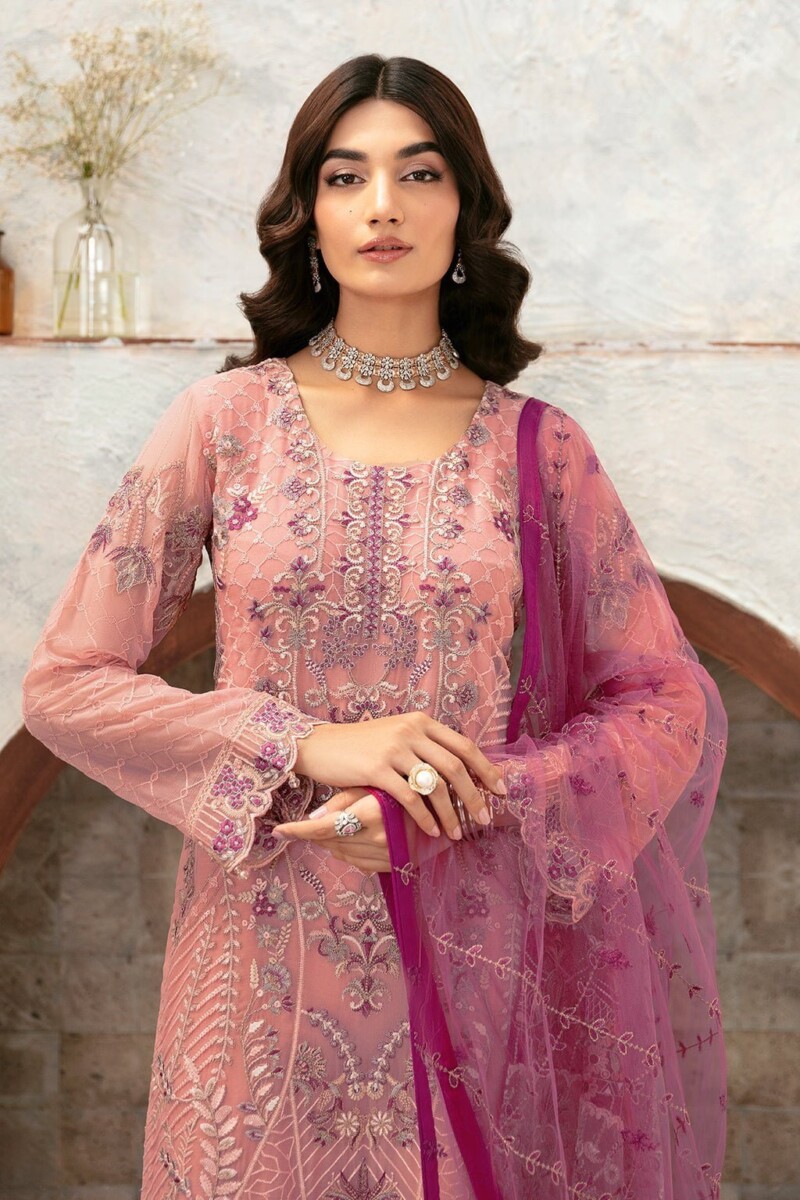 Ramsha Rangoon D-1201 Vol-12 Luxury Chiffon 3Pc Collection 2024