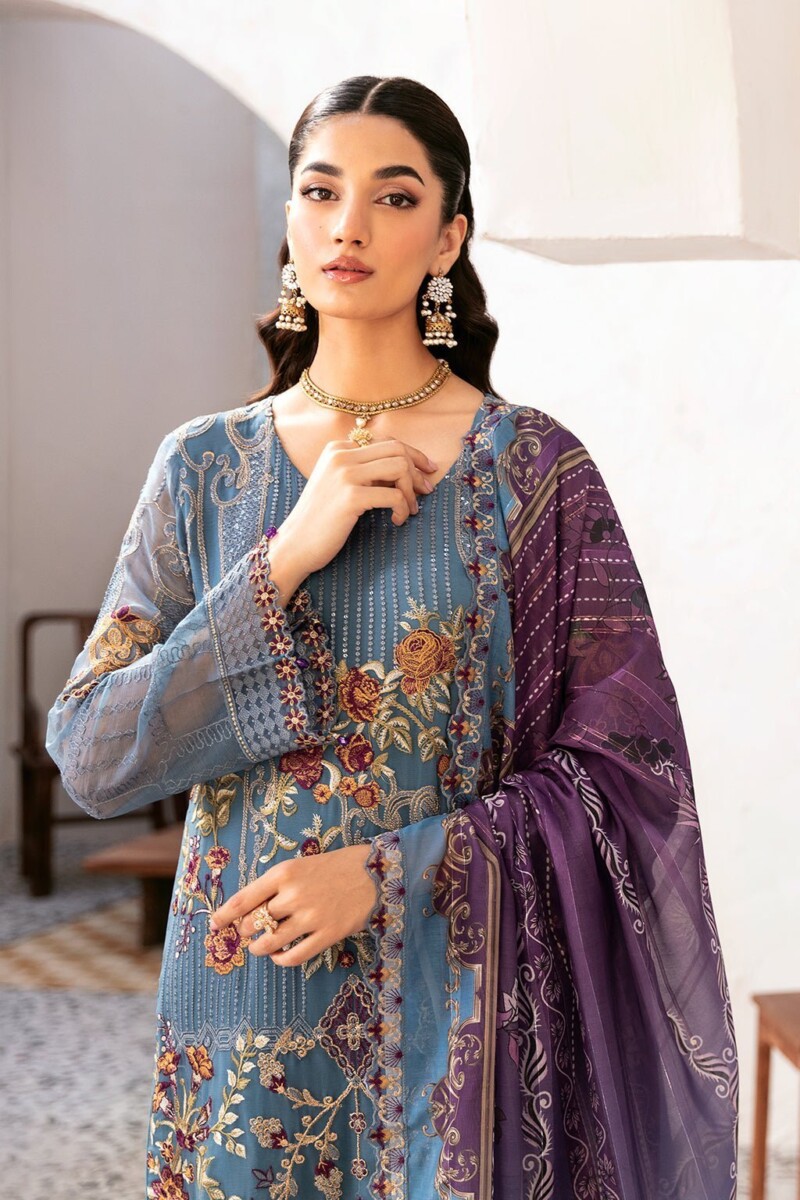 Ramsha Rangoon D-1202 Vol-12 Luxury Chiffon 3Pc Collection 2024