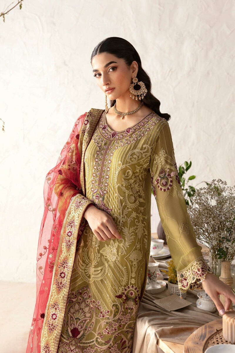 Ramsha Rangoon D-1203 Vol-12 Luxury Chiffon 3Pc Collection 2024