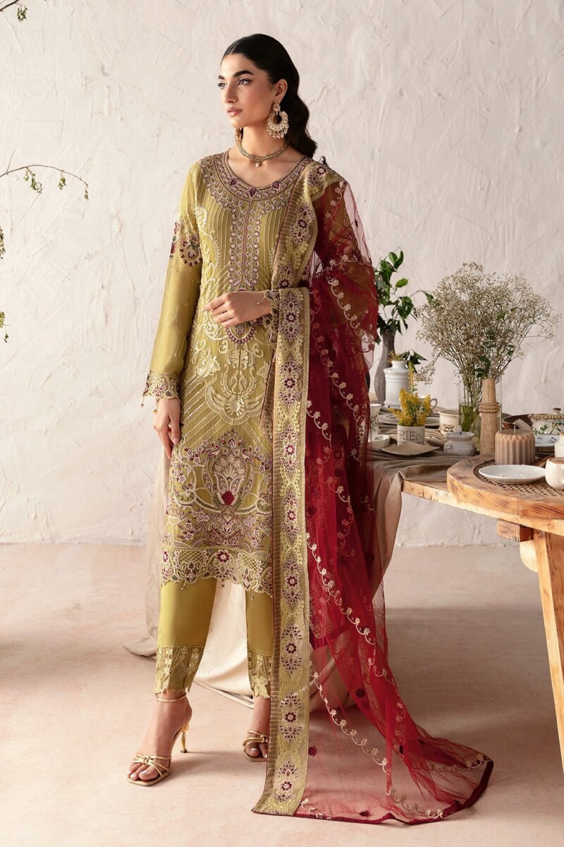 Ramsha Rangoon D-1203 Vol-12 Luxury Chiffon 3Pc Collection 2024